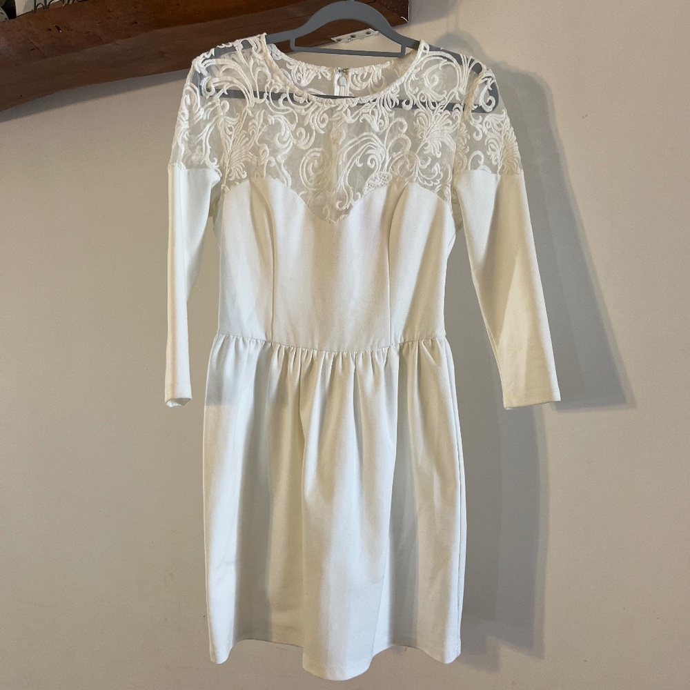 Castro Lace White Dress